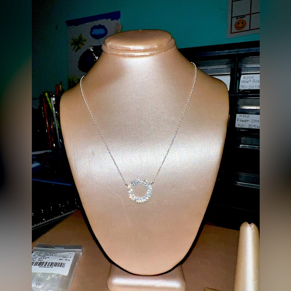 Round Crystal Necklace